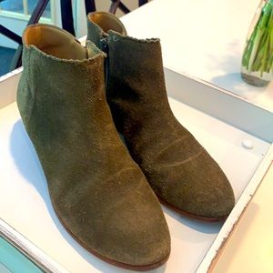 Jack Roger suede ankle boots